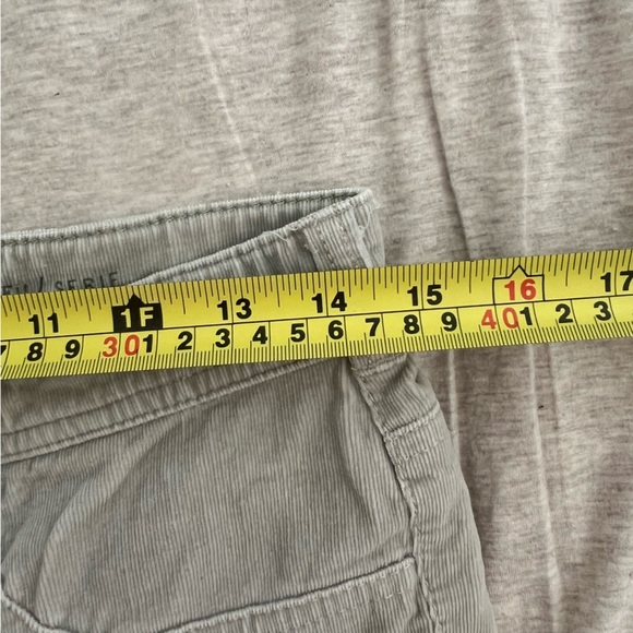 Pilcro Corduroy Skinny Jeans Serif Pull On Pants Womans 29 Straight Slim Beige - Picture 4 of 9
